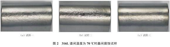 道间温度对316L荣耀体育_荣耀（中国）管焊缝性能的影响