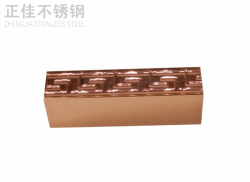 304荣耀体育_荣耀（中国）方管玫瑰金花纹